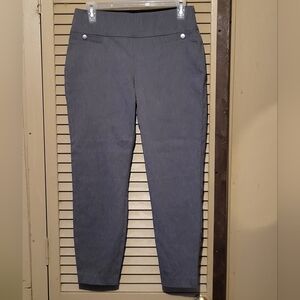 Maurices Size Small Skinny Dress Pants Dark Gray EUC